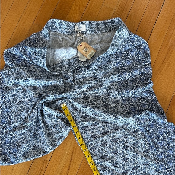 Fat Face Navy and White Floral Trousers/PJ’s 14 - Picture 6 of 15